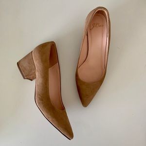 JCREW Laney suede pumps